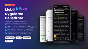 mobil ve web uygulaması geliştiririm