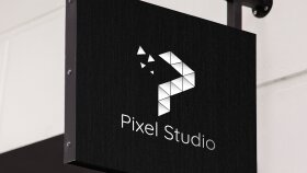Pixel Studio logo tasarımı