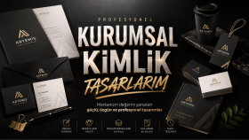 markanız için kurumsal kimlik tasarlıyorum