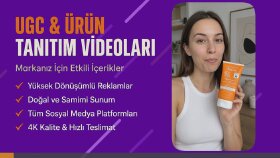 yapay zeka destekli UGC reklam videosu hazırlayabilirim