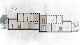 Milas Villa Projesi – Photoshop Mimari Plan ve Sunum Renklen