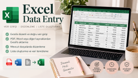 Excel ve veri girişi hizmeti sunarım