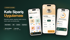 Kafe Sipariş Uygulaması | React Native Konsept Çalışma
