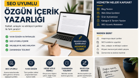 SEO uyumlu özgün blok yazıları yazarım