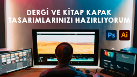 dergi ve kitap kapağı tasarımlarınızı hazırlayabilirim