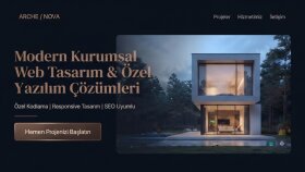 ihtiyacınıza özel modern ve hızlı web siteleri kodlarım