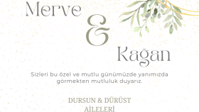 sizin İçin organizasyon davetiyesi hazırlayabilirim