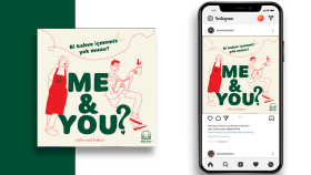 Me & You İnstagram Post Tasarımı