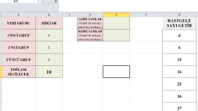 Excel İle Sayı Kombinasyonu Üretici