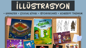 size kaliteli illustrasyonlar yaparım