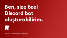sizin özel Discord bot oluşturabilirim