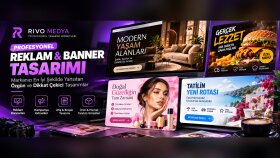 işletmenize özel profesyonel reklam bannerı tasarlarım