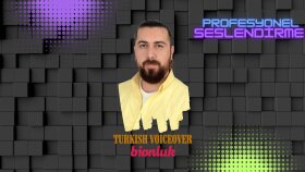 Ben, Türkçe ve İngilizce seslendirme hizmeti veriyorum