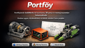 SolidWorks - 3D Parça Tasarımı