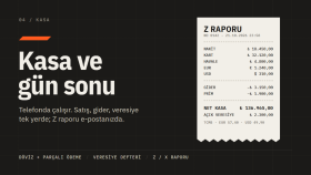 telefonda çalışan kasa ve gün sonu takip yazılımı kurarım