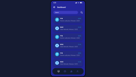 Crypto - Mobil app design UX/UI