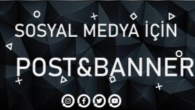 sosyal medya post ve banner tasarımları yapabilirim