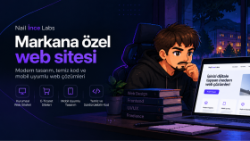 markanıza özel modern, mobil uyumlu web sitesi geliştiririm