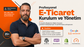 e-ticaret site kurulumunu uçtan uca tamamlıyorum