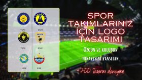 amatör veya profesyonel spor takımları için logo yapıyorum