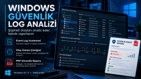  Windows güvenlik loglarını analiz edip raporlarım