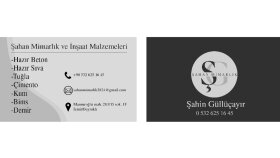 Şahan Mimarlık-Kartvizit Tasarımı