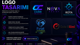 markanıza özel modern ve özgün logo tasarımı yaparım