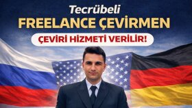 İngilizce Almanca Rusça dillerinde çevirmenlik yapıyorum