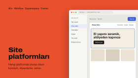 tüm web sitesi oluşturma platformlarında destek veririm