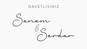 Size Özel Davetiye