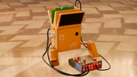 3d konsept robot tasarımı render