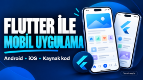 Flutter ile Android ve iOS mobil uygulamanızı geliştiririm