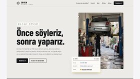 Somun Oto Servis - Konsept Web Sitesi