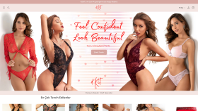 D kit Lingerie markası için özel Shopify mağaza kurulumu