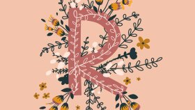 Floral Lettern