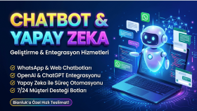 chatbot ve yapay zeka konusunda projeler yapabilirim