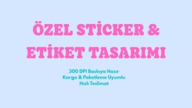 Markanız İçin! Sticker Tasarımı
