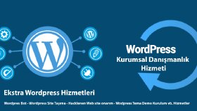 kurumsal wordpess için danışmanlık hizmeti sağlayabilirim