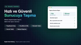 sitenizi hızlandırır, güvenli ve kesintisiz sunucuya taşırım