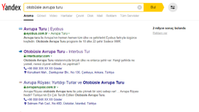Otobüsle Avrupa Turu - Kelime grubu arama motoru ilk 3 sıra