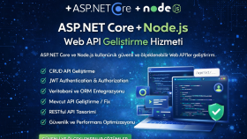 asp.net core ve node.js ile web api geliştirebilirim