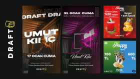 keremgraphics - Draft / Eğlence Mekanı Sosyal Medya