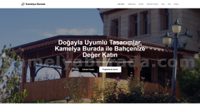 Kamelya Burada firmasına yaptığım web site