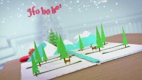 Yılbaşı tebrik mesajı 3D Animasyon