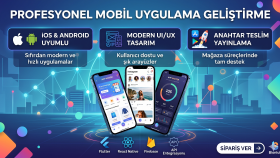 Flutter veya React Native ile mobil uygulamanızı yapabilirim