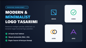 Kurumsal, Minimalist ve Modern Konsept Logo Tasarımları