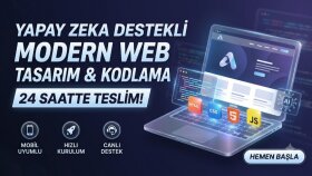 Yapay Zeka Destekli Modern Web Tasarım & Kodlama