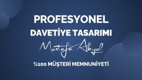 size özel davetiye tasarlıyorum