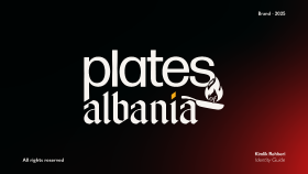 Plates of Albania - kimlik tasarımı