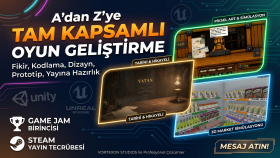 Unity ve Unreal Engine ile hayalinizdeki oyunu yaparım